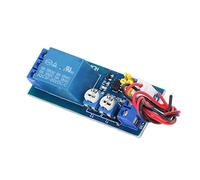 Keenso Módulo de Retransmisión del Temporizador con Retraso de Tiempo Ajustable, Bicicleta Infinita y Modos de Tiempo Individual, Trabajo Estable, para Diversos Requisitos de Control (5V)