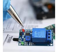 Keenso Módulo de Sensor de Llama IR Alta Sensibilidad Sensibilidad Ajustable Detección de Alarma contra Incendios para la Oficina en el Hogar Configuración Industrial PVC Voltaje de Fuente de