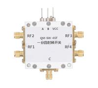 Keenso Módulo Multifuncional de Interruptor RF de 0.1-6 GHz SP4T RF para Medir Dispositivos Aleación de Aluminio