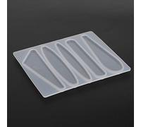 Keenso Molde de Silicona, Molde de Pasador de Silicona Premium para Hacer Palitos para el Cabello, Fácil de Liberar y Limpiar, para Manualidades (Tipo 1)