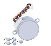 Keenso Motor Paso a Paso, Bobina de Cobre de Torsión Grande Eficiente para Aire Acondicionado, Paquete de 5 para Usos Múltiples