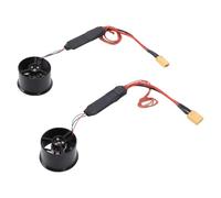 Keenso Motor sin Escobillas, 1 par KY30 RC Plane Motor Integrado ESC Material Compuesto Ventilador con Conductos sin Escobillas con Rendimiento Aerodinámico Optimizado