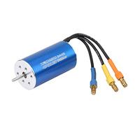 Keenso Motor sin Escobillas RC sin Sensores 2445 5400KV 4 con Carcasa de Aluminio CNC y Eje de 2,3 Mm Enfriamiento Eficiente de Alto par para Coche Modelo RC 1/16 1/18