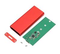 Keenso MSATA 6GBPS Al Diseño Delgado del Adaptador USB 3.0 para el Almacenamiento Externo portátil: Adaptador de Gabinete de SSD Rojo Compacto para Usuarios de Computadora Portátil/escritorio