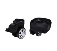 Keenso Muelas de Maleta de Equipaje, Abdominales a Prueba de Abrasión Silencioso Absorbiendo una Pequeña Maleta Giratoria Reemplazo de Lanzador