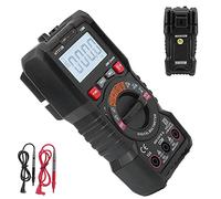 Keenso Multímetro Digital Probador de Rango Automático de Alta Precisión para Electricistas, Pantalla LED para Inspección de Enchufes Domésticos, Material Plástico (HT113B)