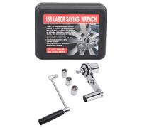 Keenso Multiplicador de Torsión, Juego de Llaves Multiplicadoras de Torsión, Accionamiento de 1/2 Pulgada, Relación 1:16, Extractor de Tuercas de Alta Resistencia con Dados de 17 Mm,