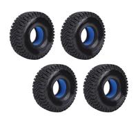 Keenso Neumáticos RC de 4 Piezas, Neumáticos de Goma Suave sobre Orugas de 1,9 Pulgadas para Ko3, Agarre y Absorción de Impactos Inigualables para Aventuras Todoterreno