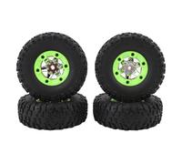 Keenso Neumáticos, Ruedas de Goma Ligeras para Coche RC, Juego de 4 Piezas Resistentes para 12423 12427 12428 124006, Rendimiento de Aventura