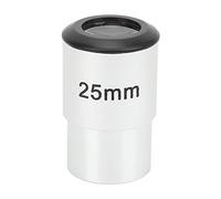 Keenso Ocular Telescópico de 1,25 Pulgadas Lente Totalmente Recubierta Ocular de Longitud de 25 Mm para Cúmulos de Estrellas, Luna y Planetas, Tratamiento de Barril Interno Negro