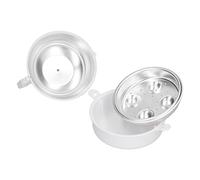 Keenso - Olla de huevos resistente al calor, caldera de huevos para cocina doméstica, cocina de vapor hervido en forma de pollo para el placer familiar, color blanco