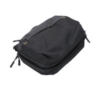 Keenso Organizador de Electrónica, Bolsa de Viaje de Poliéster Impermeable para Cargador y Accesorios de Cables, Ideal para Usuarios de Cámaras y Consolas de Juegos (Black)