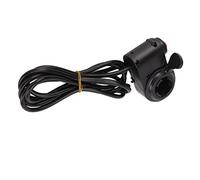 Keenso Palanca de acelerador de pulgar, regulador de gas de plástico para bicicletas eléctricas, 5 V a 99 V, identificación automática de voltaje, 3 velocidades, cable largo de 160 cm para conductores