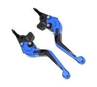 Keenso Palanca de Embrague de Freno de Motocicleta, Palanca de Embrague de Freno Ajustable Reemplazo de Aleación de Aluminio CNC para Tmax 530 2012-2019 (Blue)