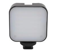 Keenso Panel de Luz LED Portátil para Cámara, Luz de Relleno Pequeña y Compacta Fácil de Usar para Selfie, Videoconferencia, Soporte para Teléfono ABS