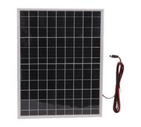Keenso Panel Solar de 100 W con Controlador de Alta Eficiencia para Sistemas Fuera de la Red de Barcos RV Domésticos 2 Paneles