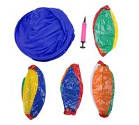 Keenso Pantalones de la Abuela Juego Al Aire, Juego de Patio de Pantalones de Abuela con Pelotas Hinchables para la Familia (Blue)