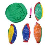 Keenso Pantalones de la Abuela Juego Al Aire, Juego de Patio de Pantalones de Abuela con Pelotas Hinchables para la Familia (Green)