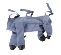 Keenso Pantalones para Perros, Pantalones Impermeables para Perros con Botas, Protectores de Patas de Tela con Memoria Transpirable para Caminar Al Aire, Correr, Ropa para Mascotas (L Apto para