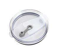 Keenso Paquete de 2 Tapas de Repuesto a Prueba de Derrames para Vasos de 30 Oz, PP AS Resistente Al Calor con Junta de Silicona para Vasos Aislados, Perfecto para Bebidas de Viaje (WHITE)
