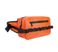 Keenso Paquete de Cintura de Pesca, Bolsa de Cintura de Pesca TPU Impermeable de Gran Capacidad Transpirable y Elegante Bolsa de Pesca para Uso al Aire (Naranja)