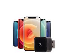 Keenso Para Adaptador Inalámbrico, Aleación de Zinc, Plug and Play con Bluetooth 5.2 para una Conectividad Automóviles