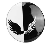 Keenso Parche de Tambor de 22 Pulgadas, Piel de Película de Poliéster para Percusión de Jazz, Patrones Decorativos de Fácil Afinación con Aro de Aleación de Aluminio, Rendimiento Versátil para