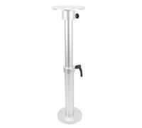 Keenso Patas de Mesa Ajustables para Vehículos Recreativos, Patas de Mesa Desmontables de Aleación de Aluminio Resistente con Soporte Giratorio de 360 Grados y Ajuste de de Perilla