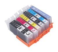 Keenso Patrón de Tinta 280 281 Cartuchos Largos y Lastideros -Kombi Pack para TS702 TR7520, Amplia Solicitud para Hospitales, Escuelas, Compañías Financieras de 5 X Patrón de Tinta (BK BK C M Y PB)