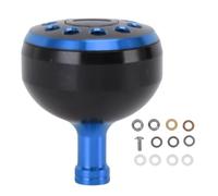Keenso Paya de Potencia, Perilla de Manejo de Carrete de Pesca de 38 Mm para S A D Reel (Azul Negro)