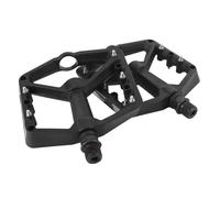 Keenso Pedales de Bicicleta Pedales de Bicicleta de Fibra de Nailon 2 Rodamientos Plataforma Ampliada Antideslizante Diseño Hueco de 9 16 Hilos para Bicicletas de Montaña Desplazamientos Trail (#1)