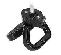 Keenso Percha de Gancho para Motocicleta, Portaequipajes para Motocicleta, Soporte para Casco de, 2 Ganchos, Aleación de Aluminio, Negro, Universal para Motocicletas,