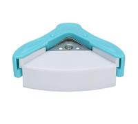 Keenso Perforadora de Esquina R5, Herramienta Manual Duradera para Manualidades, álbumes de Recortes, Fotos, Papel A4, 80G, 4 Hojas