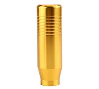 Keenso Perilla de cambio de engranaje del coche, Perillas de palanca de cambios manual universal de aleación de aluminio(oro)
