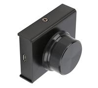 Keenso Perilla de Control de Volumen USB Ajustador de Audio de Aleación de Aluminio con Silenciador de una Tecla Cable de 2 M Plug and Play para PC, Computadora Portátil, Escritorio, Juegos, Edición