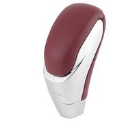 Keenso Perilla de Palanca de Cambios de Coche, Aleación de Aluminio, Agarre Cómodo, Perilla de Automático, Instalación Rápida, Apto para 6 GG GH/3 BK BL (B (rojo))