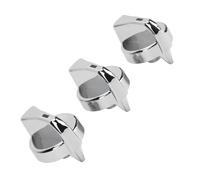 Keenso Perillas de Control de CA, 3 Piezas 121 0001 000 Perilla de Control de Climatización del Modo de Velocidad del Ventilador del Calentador para 375 378 379 (Enchapado)