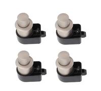 Keenso Pestillo de Botón, Cerradura de Gabinete sin Llave con Material de Aleación de Zinc y Fácil Instalación, para Cajón de Gabinete de Barco, Autocaravana, Yate (Perla Ni Color)