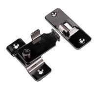 Keenso Pestillo de Puerta Corredera de Acero Inoxidable, Tornillo Antirrobo de ángulo Recto de 90 Grados/herrajes de Montaje para Seguridad del hogar: Se Utiliza Principalmente para Cerraduras de