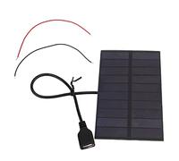Keenso Pet Sustrato 5V 1.5W Mini Panel Solar Flexible de Silicio Monocrónico para Proyectos de bricolaje: Panel de Soles Monocistalline Silicio para Fanáticos y Al Aire