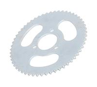 Keenso Piñón de 55 Dientes, Engranaje de Aleación de Acero de 4,5 Pulgadas de Diámetro con 3 Orificios de Montaje, para 2 Tiempos Pocket Bike Gas Scooter Dirt Bike Mini ATV 25 Cadena