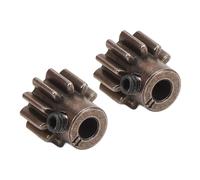Keenso Piñón de acero 32P 11T para eje de 3,175 mm, repuesto endurecido, 2 unidades para motor RC y Rustler 4 x 4