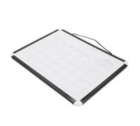 Keenso Pizarra Blanca de Borrado en Seco con Calendario Mensual con Características Magnéticas, Marco de Aluminio Liviano, Perfecta para Uso en el Hogar o la Oficina