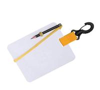 Keenso Pizarra de Escritura de Buceo, Pizarra de Escritura submarina con Clip Giratorio y lápiz para Deportes acuáticos Natación de Buceo