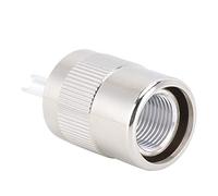 Keenso PL-259 Montaje de cable coaxial macho ajustado a 50 ohmios RG8/RG214/RG213 9913/LMR400, vibración fuerte, ideal para ejecuciones cortas de alimentación de antena