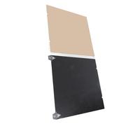 Keenso Placa de Construcción de Acero con Resorte PEI de Doble Textura para Impresora 3D K1, Revestimiento PEI de Doble Cara Resistente Al Desgaste para un Fácil Desmontaje, para Varios Filamentos,