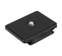 Keenso Placa de Liberación Rápida Placa de Montaje de Trípode con Tornillo de Cámara de Aleación de Aluminio Profesional para Fotografía Al Aire Libre con Tornillos de 1/4 de Pulgada para Cámara DSLR