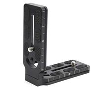 Keenso Placa de Soporte en L de Cámara de Aleación de Aluminio Duradera para Controlador Inalámbrico CamFi, Diseño Compacto para Uso Multiusos, Placa Inferior a Prueba de Arañazos, Adecuada para