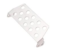 Keenso Placa Protectora Delantera para Coche RC, Protección de Aleación para Orugas VS4 10, Placa Deslizante para Eje y Dirección, No Necesita Perforación