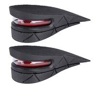 Keenso Plantillas para Aumentar la Altura, Almohadillas para Levantar Zapatos Transpirables, Color Negro, 5cm, Cojín para Hombres y Mujeres, Zapatos Deportivos